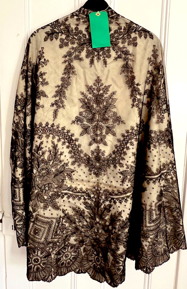 C19th #Satin & #Lace Evening Cloak in Fine Condition - Coming Soon - View Current #Auction at TheSaleroom.com/CatoCrane @heswallmagazine @shrewsmorris @BFTTpartnership @sarahhuntantiq @BestOfMcr @EverRotating @vcfreak @vintagetextiles @YarnallKate @eBay_UK @thesaleroom @MandHShow
