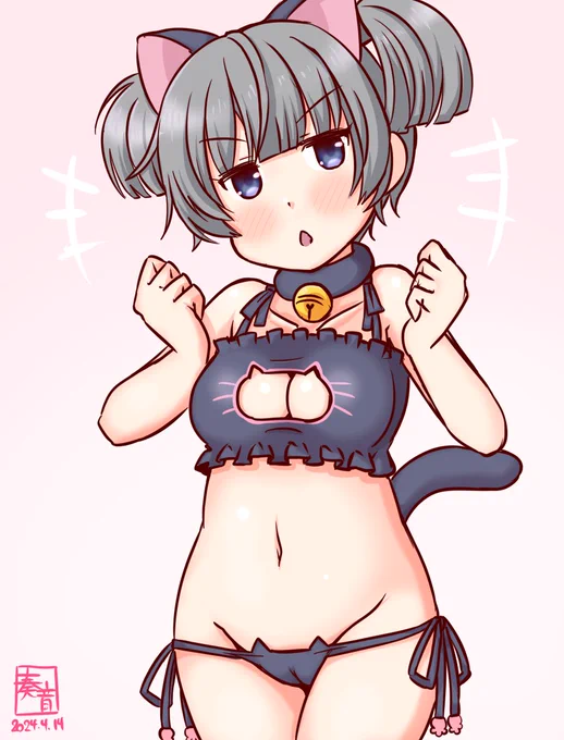 「はい!いけます! いつでも! どうぞ!!」#艦これ版真剣お絵描き60分一本勝負_20240414#伊36 