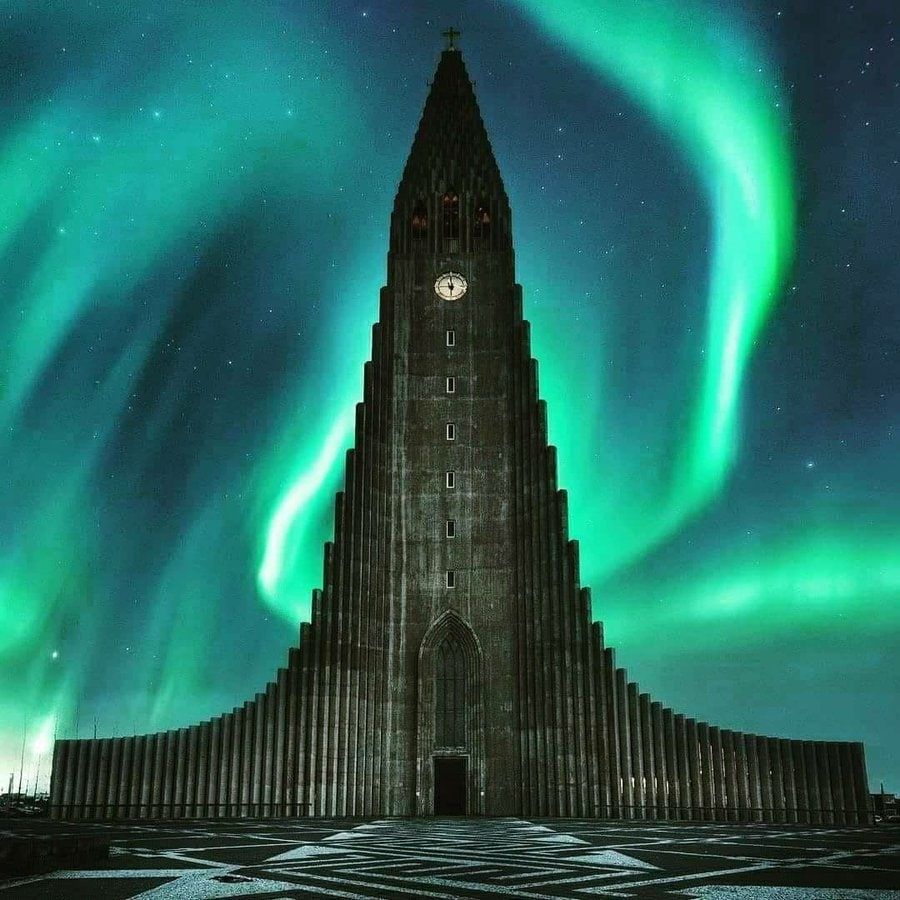 @PatriotMax1111 I am unable to do this, sir.

This would be a good place to explore.  

Northern Lights above Hallgrimskirkja church in Reykjavik, Iceland.