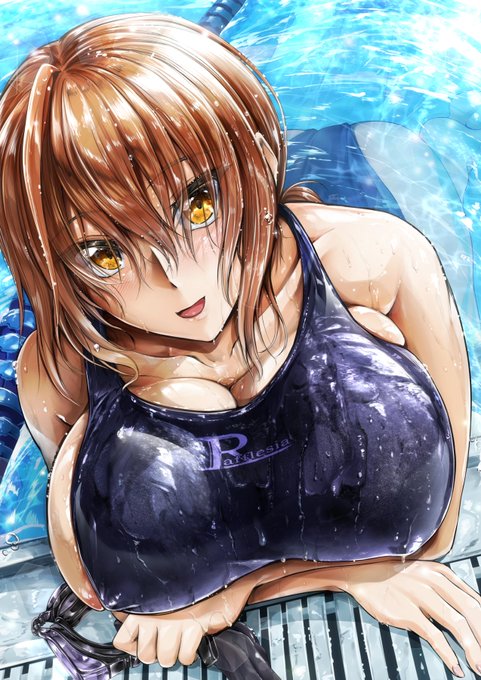 #気温が高いので気が早いが水着絵が見たい
競泳 