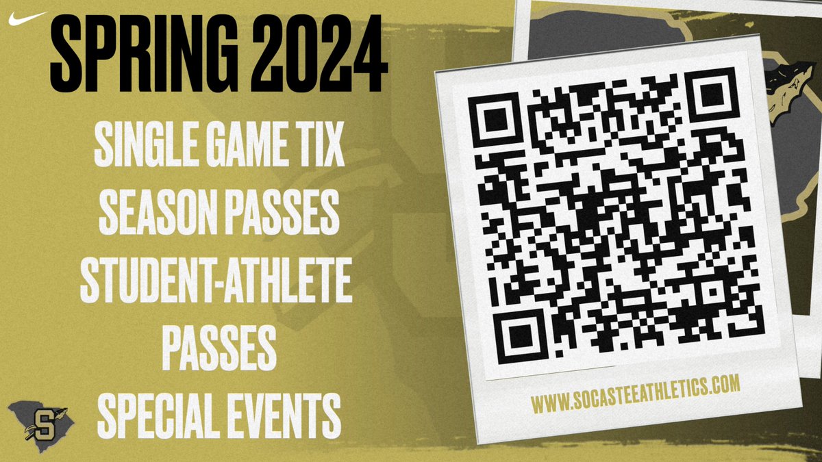 This Week in Socastee Athletics: 4/15-4/21 ⚾️🥎⚽️🥍🏃🎾⛳️🏀🤼🏈🏐 4/27 @ SJHS FREE CMC Sports Physicals: socasteeathletics.com/2024/03/31/cmc… Senior Nights: 4/15 🏃 & 4/16 Women's ⚽️ 🏡🎟️ & Junior Braves Camps: horry.hometownticketing.com/embed/all?tile…