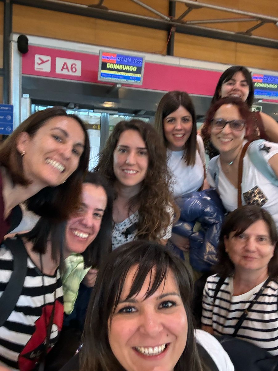 Ready to fly! ✈️ Glasgow is waiting for us!! Primary and Secondary school teachers from CyL living this wonderful experience of #PIE_Observa thanks to <a href="/CFPIdiomas/">CFP IDIOMAS</a>
Stay tuned! 📢 <a href="/ies_santayana/">IES Jorge Santayana</a>
<a href="/mariajopeitx/">Yo</a> <a href="/VMrtzGlez/">Vanessa Martínez</a>