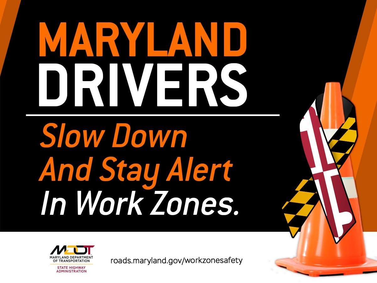 National Work Zone Awareness Week starts tomorrow. Show your commitment to driving safely in work zones and saving lives. SLOW DOWN & STAY ALERT! #MDOTsafety #MDOTcares #NWZAW