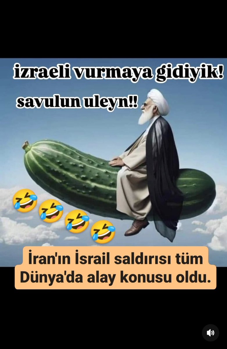 Kurulduğu gunden bu yana yahudiler ile hicbirzaman savaşmayan perslerin devamı olan #Iran devleti sözüm ona intikam için İslamın ve Müslümanların düşmanı olan siyonist #Israel 'ı vurmaya gidiyor.