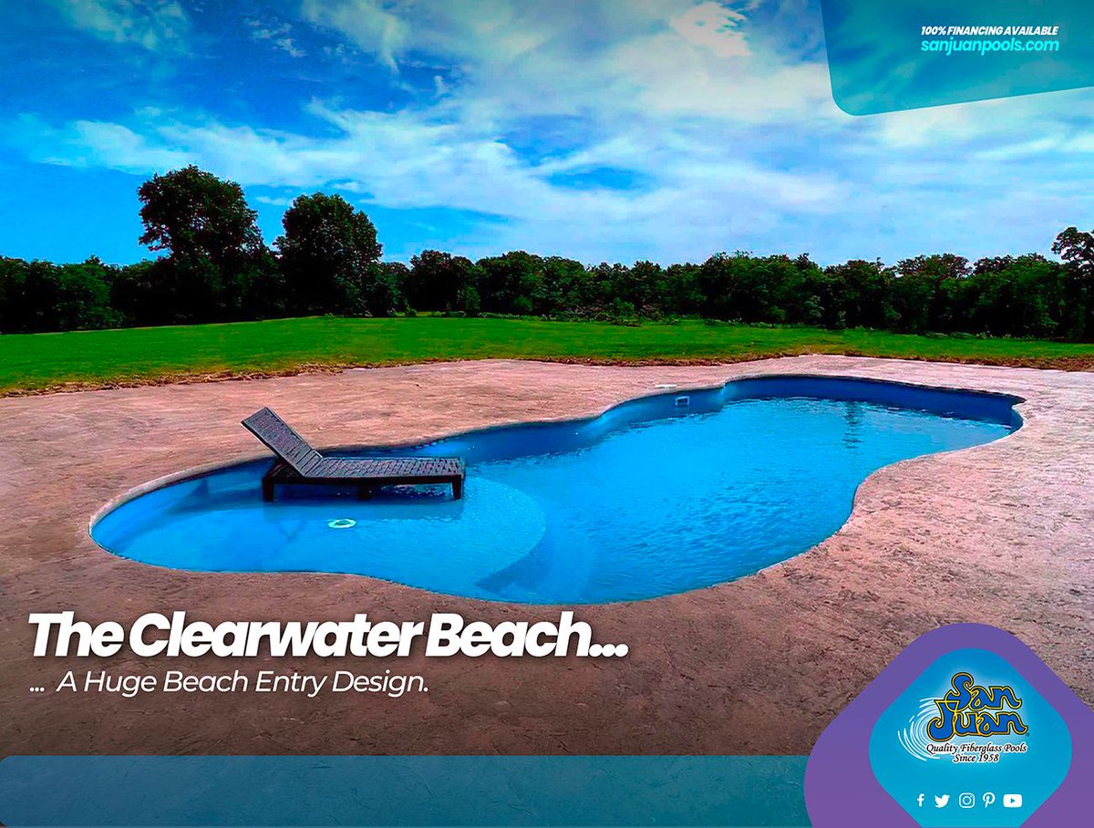 sanjuanpools's tweet image. 🌞 Turn your backyard into a beach with San Juan Pools! Dive into relaxation with our Clearwater Beach pool 🌊. Perfect for family fun and peaceful retreats. 🏊‍♂️💦 Contact us for a free estimate today! 📞sanjuanpools.com/fiberglass-poo…🌴#BackyardBeach #PoolFun
