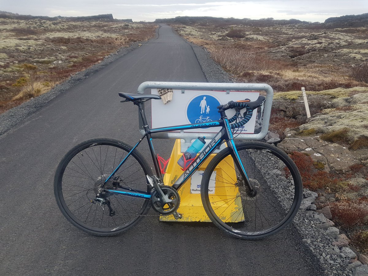 Its always nice to go for a ride in #iceland even tho the temp is 7°C #cycling