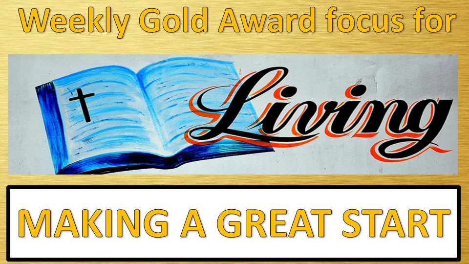 Here are the first🌟Gold Award🌟focuses of the new term for LEARNING and LIVING: