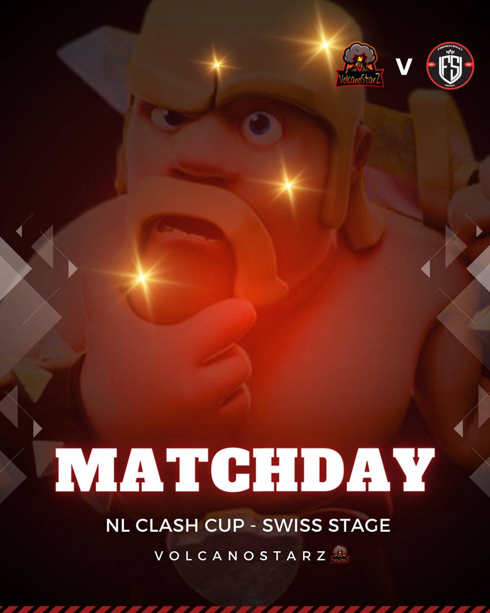 VolcanostarZ's tweet photo. #CR โข MATCHDAY
๐
Sunday 14.04.
๐ @NLClashCupCR
โญ๏ธ Swiss Stage Game 3
๐๏ธ @French_Swat
โฐ 21:00 ๐ฉ๐ช
#Matchday #forwardVS ๐ https://t.co/ttSFQ6BFMi