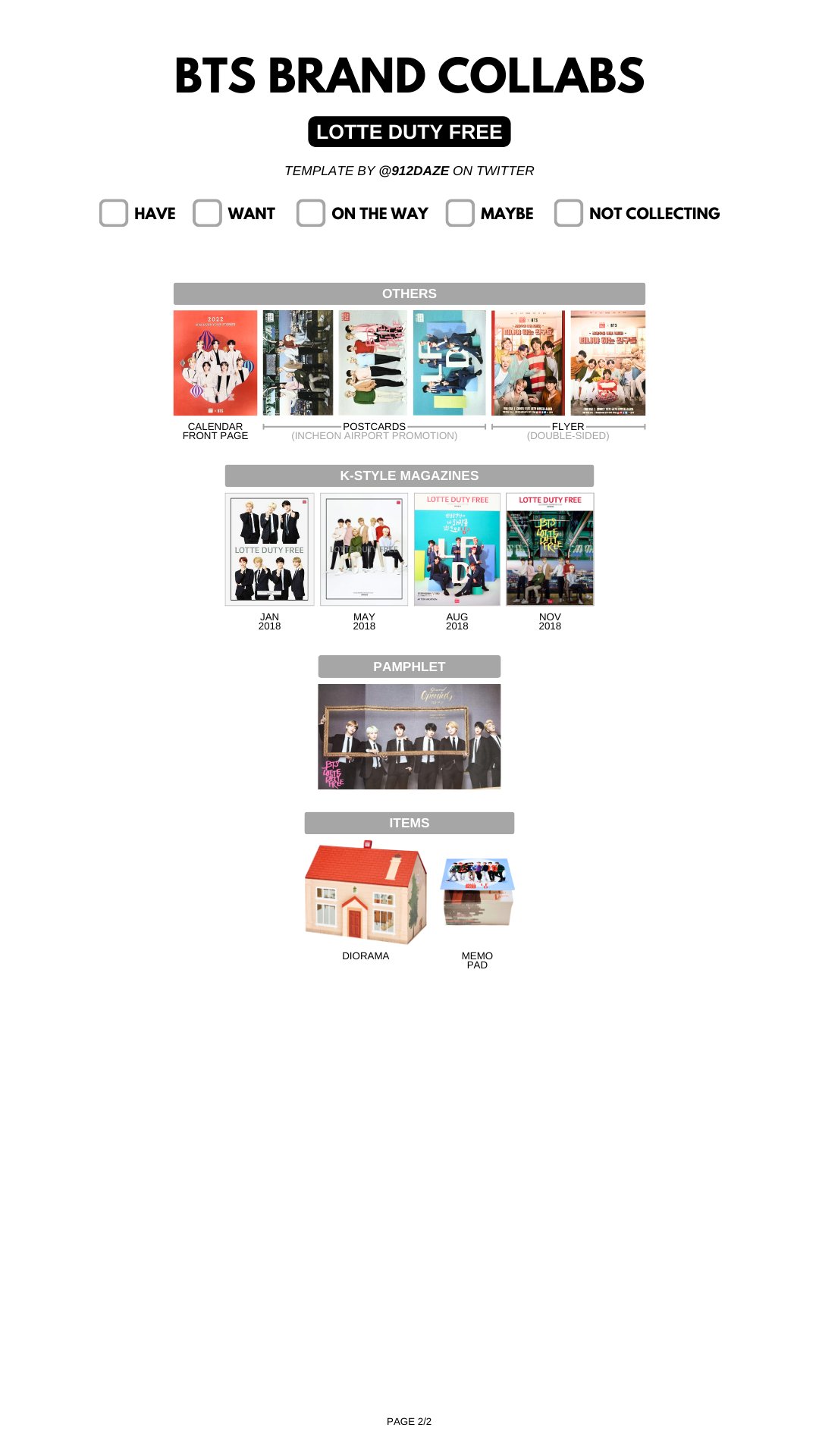 j )⁷ в X: „BTS BRAND COLLABS COLLABORATION COLLAB PC