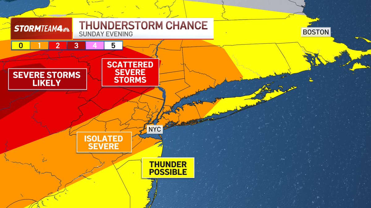 The storm threat this evening. Damaging winds are the main threat, especially N&W