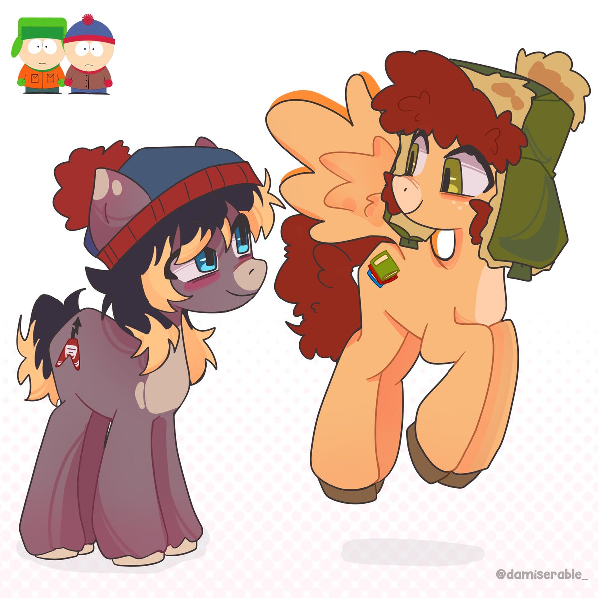 style ponies cuz yea sure why not i missed em #spstyle #southpark #stansp #kylesp #mlp #sptwt