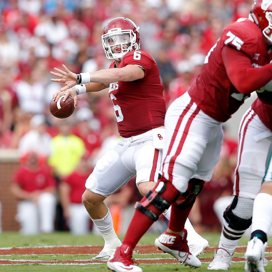 Happy Birthday to the 2017 Heisman Trophy winner, @OU_Football ’s @bakermayfield!​ Mayfield is currently enjoying success as the quarterback of the @Buccaneers, but just as important is the work that he and his wife, Emily undertake with their @bemayfieldfdn. Their nonprofit…