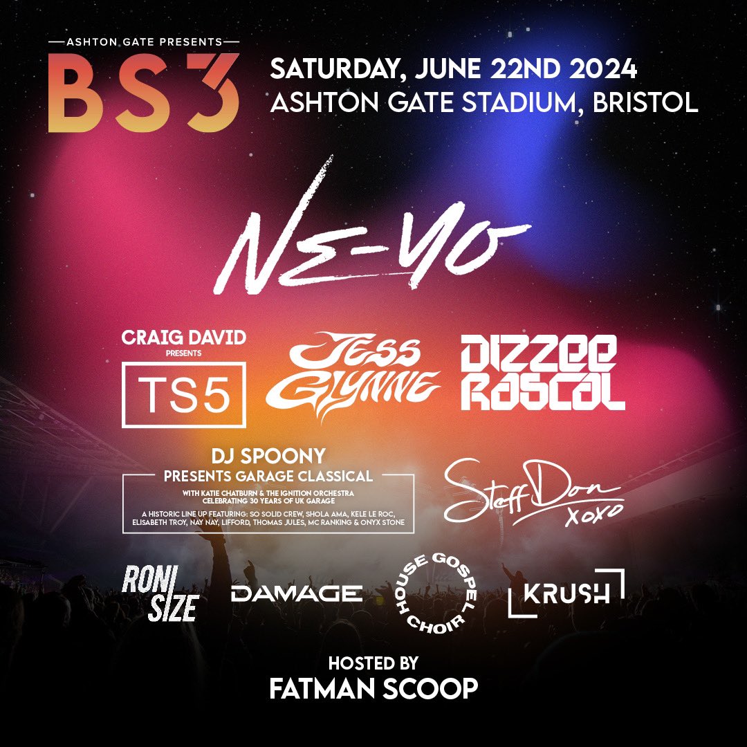 Go get your tickets it’s gonna be fun! #BS3Live @BS3LiveUK bs3live.com