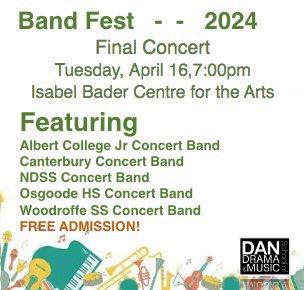 NDSS Gold Band on stage this week at the Isabel. #NDSSmusic