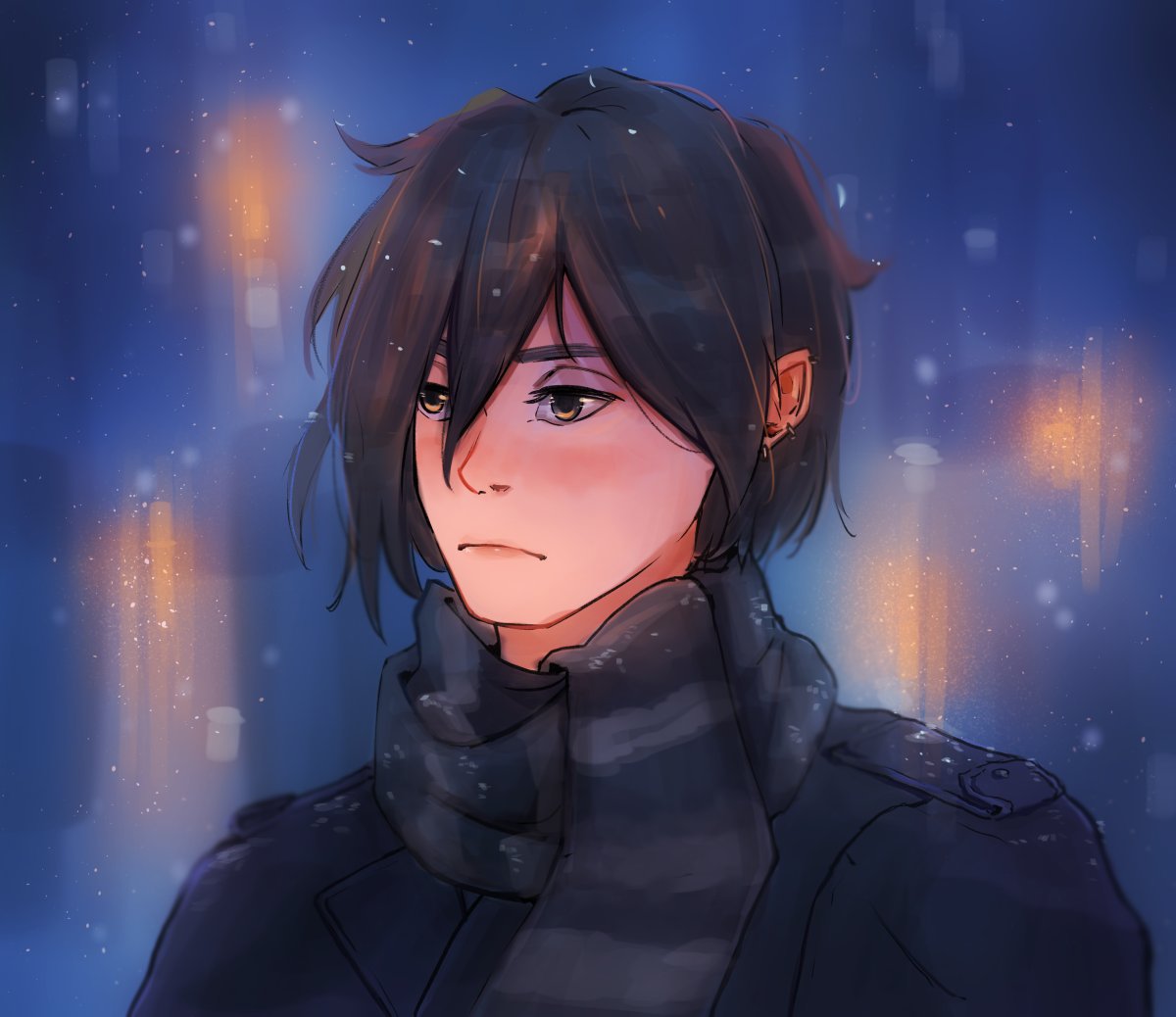My husbando flustered at the Night Market 😚❄️ #StardewValley