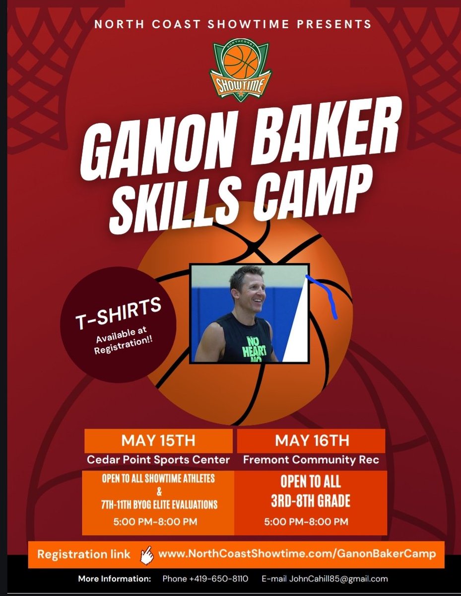 Signups are very strong for this... one we're full we're full! @GanonBaker @CPSportsCenter @basketball_ross