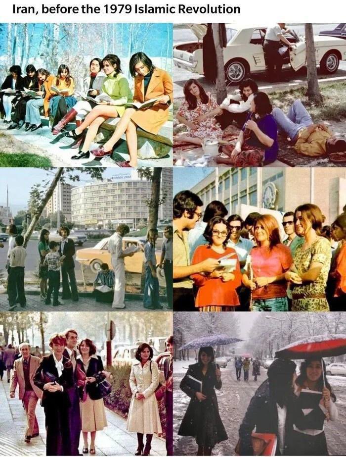 Just a reminder that Iran *used* to be a thriving, progressive society before the modern-day terrorists hijacked the country. I pray that the good people of Iran stand up to their jailers in power to stop this war before it gets worse.