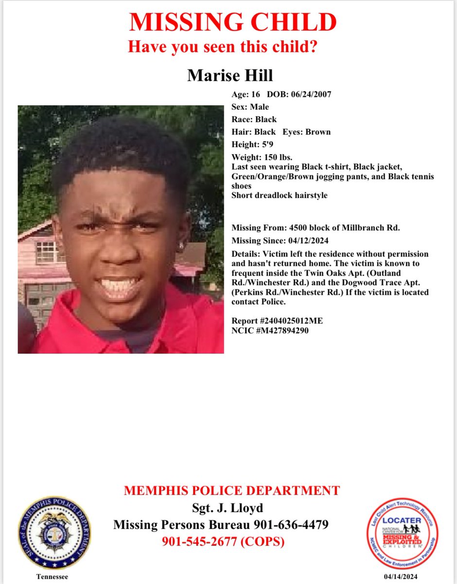 Have you seen Marise Hill? Report #2404025012ME