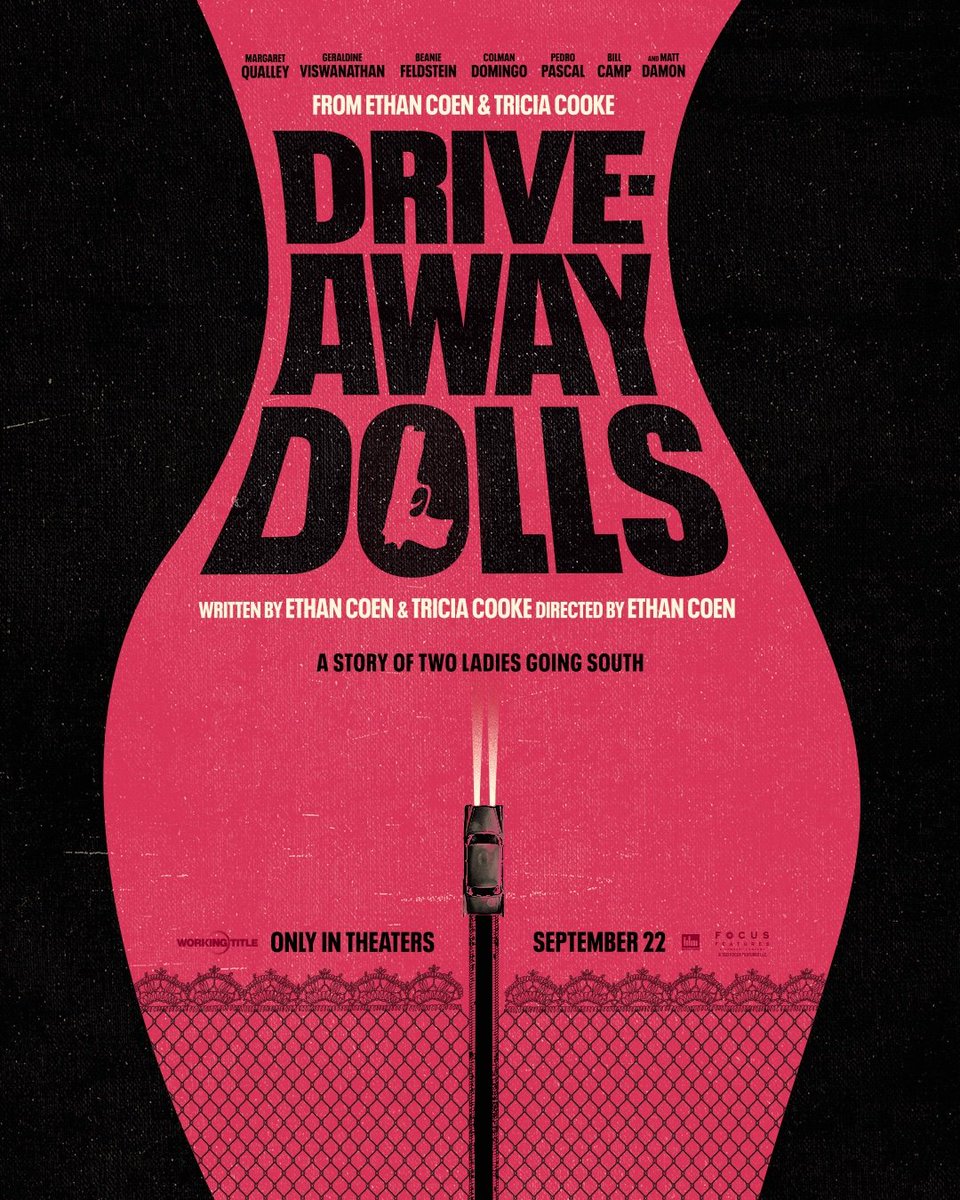 Nunca imaginei que iria passar por isso e dizer que um filme de #EthanCoen é MUITO RUIM. #DriveAwayDolls Que decepção!!!! 1h24min que parece que durou uma eternidade. Qual a finalidade deste filme?? Brincadeira entre amigos sem propósito.... Roteiro deve ter sido feito em…