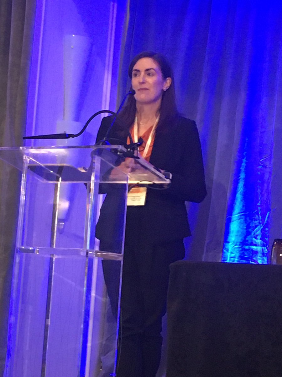 Ciara Freeman speaking on clinical management of CAR-T therapy for older patients with multiple myeloma at the 17th International Workshop on Multiple #Myeloma in Miami, Day 2.