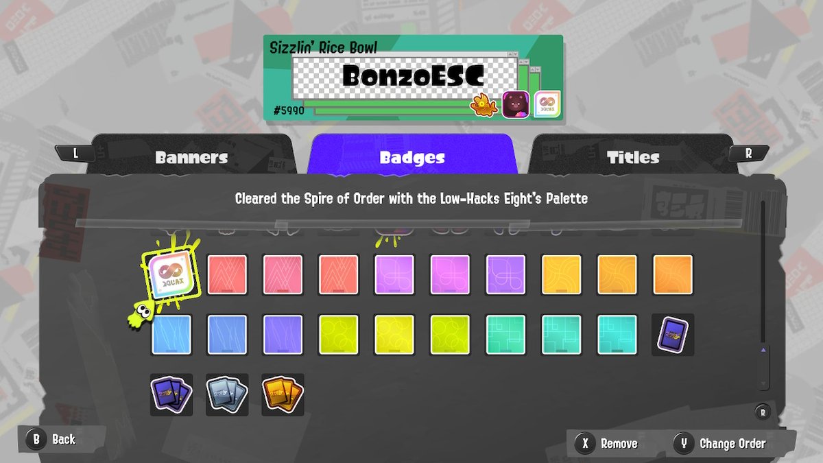 BonzoESC's tweet photo. caught 'em all #SideOrder #Splatoon3 #NintendoSwitch https://t.co/eMABuDRhc2