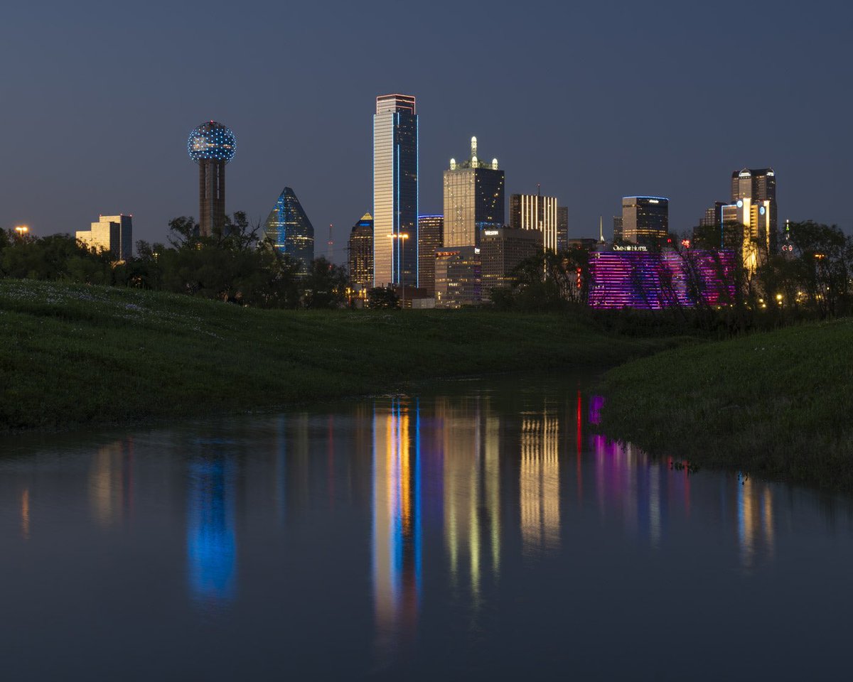 Downtown Dallas at dusk #Dallas