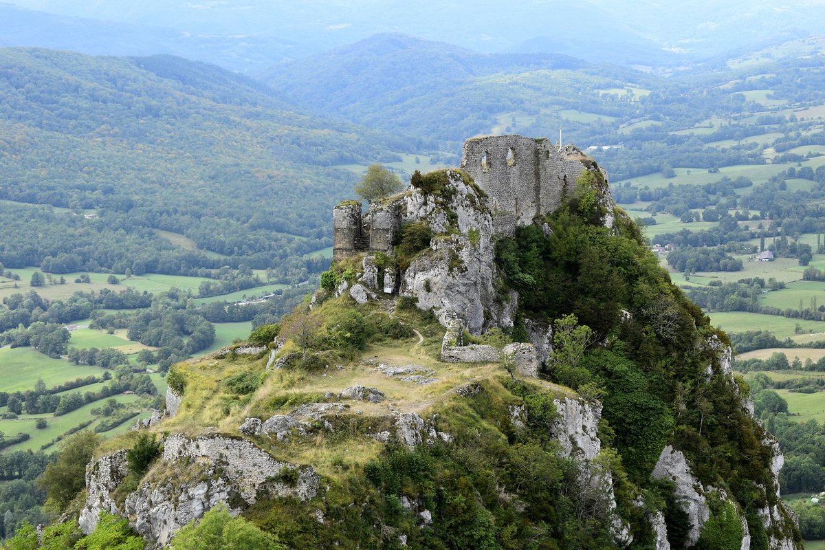 Le château de Roquefixade par le sentier cathare🏃👍 GR 367: Foix 👉 Port la Nouvelle #BalafeSympa #ariege #occitanie #MagnifiqueFrance