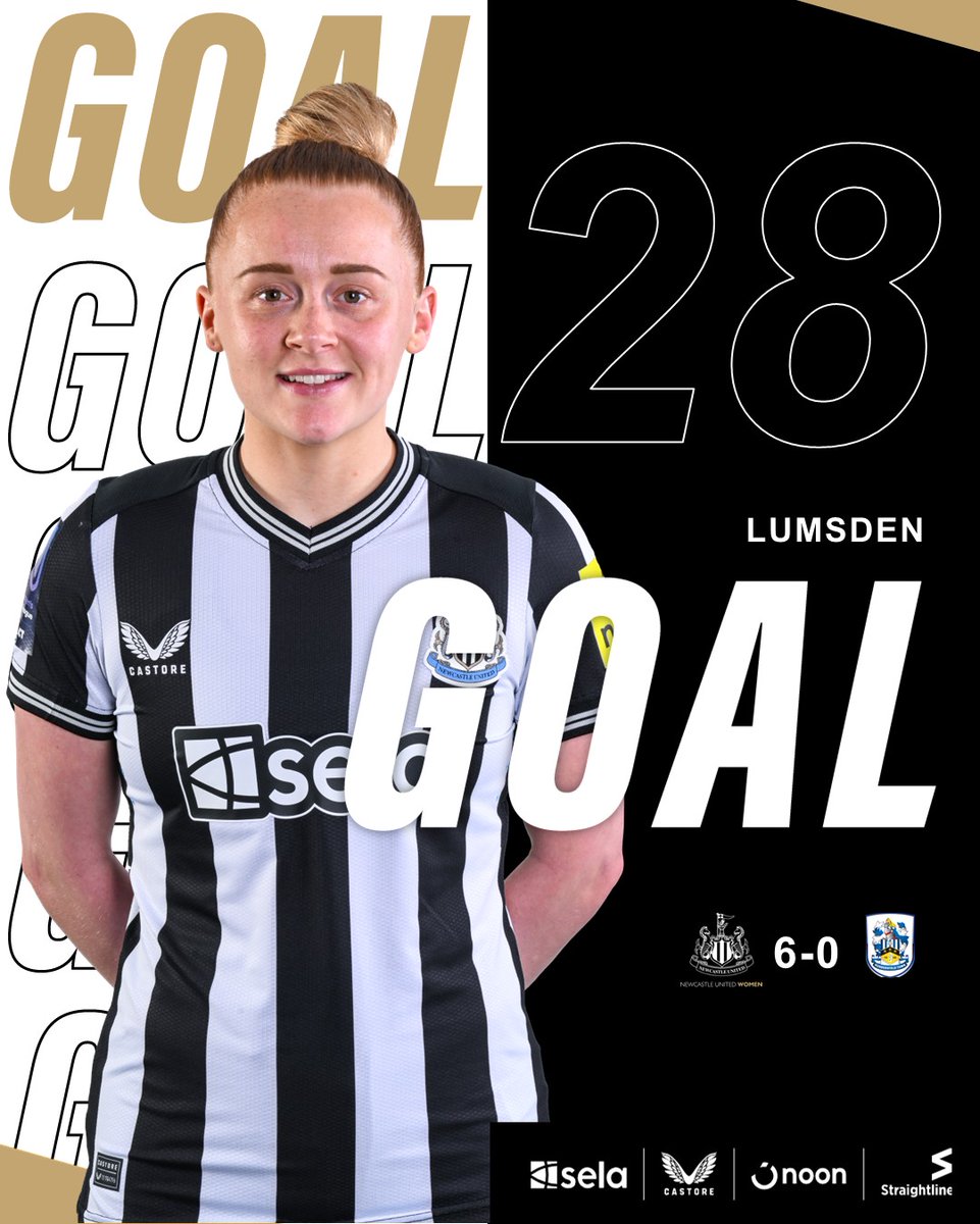 54' GOAL FOR NEWCASTLE! It's Beth Lumsden's turn to double up! [6-0]