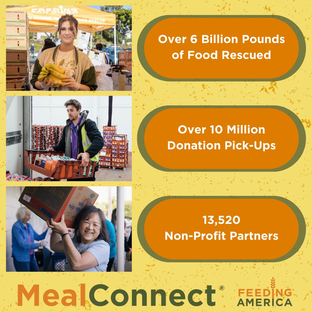 MealConnect is an app that connects food businesses with excess food to local partner food banks and volunteers in real-time, eliminating unnecessary food loss and supporting communities. For more information on MealConnect visit: mealconnect.org 🥬