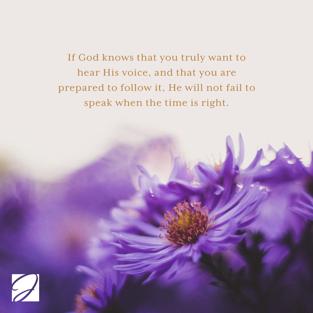 What to do when you feel like God is silent…

1. Keep doing what He told you to do the last time you believe you heard from Him.
2. Don’t compare yourself with anyone!
3. Keep talking to God even if you don’t think He is answering.
4. Keep listening.