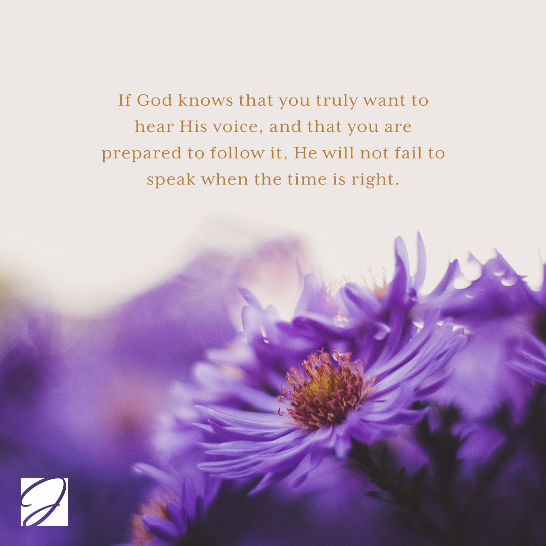 What to do when you feel like God is silent… 1. Keep doing what He told you to do the last time you believe you heard from Him. 2. Don’t compare yourself with anyone! 3. Keep talking to God even if you don’t think He is answering. 4. Keep listening.