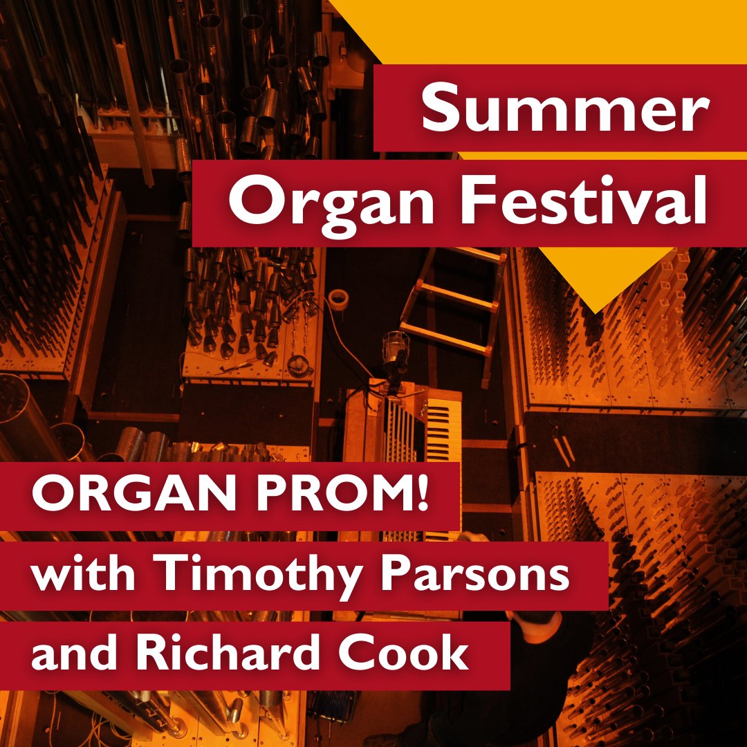 On Saturday 9 June at 5.00 pm, the Cathedral’s Director & Assistant Director of Music, Timothy Parsons and Richard Cook, team up to present an evening of fun and familiar music on the magnificent Cathedral organ. Free to attend but please book via: ow.ly/LmAV50RboE9