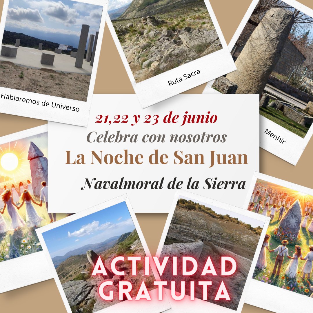 📢 ¿Quieres ser partícipe de un ritual ancestral del Solsticio de verano?
🎯 ¡Es tu oportunidad!
📥 Más información en info@sociedadpatrimoniocultural.com