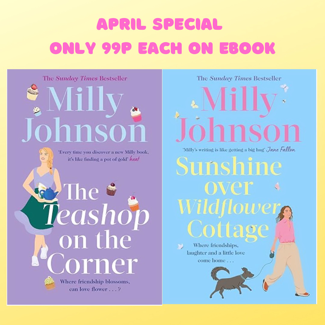 These two are only 99p in April. The Teashop on the Corner is my biggest seller actually. And I'm writing book 22 which takes me back to Spring Hill Square. So I'll just leave that with you... amzn.to/4cW4i5a