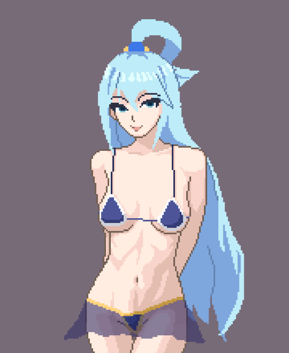 cream_pixels's tweet photo. Aqua 💙
#ドット絵 #pixelart #Aqua #Konosuba https://t.co/gmFH0rUe9M