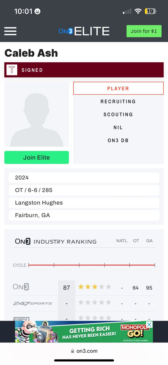 Blessed to be recognized as a 3⭐️ on @On3Recruits