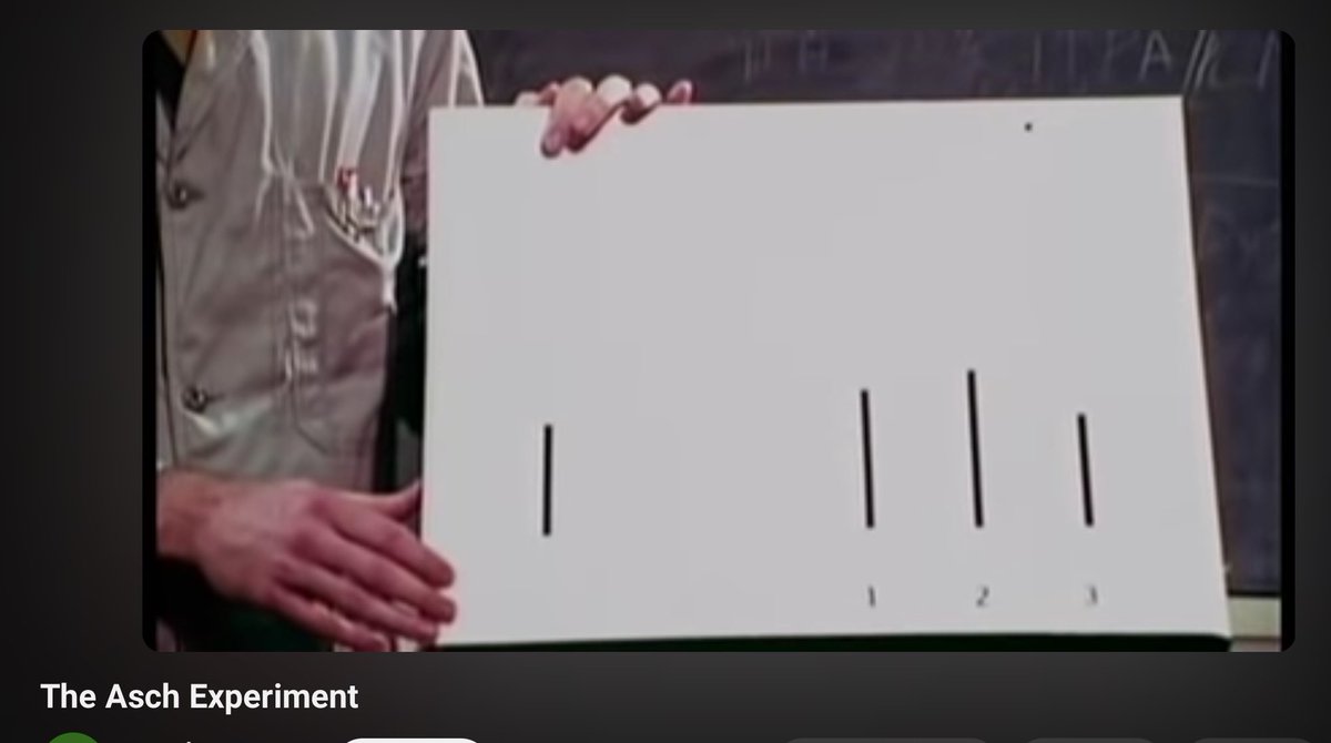coccinellanovem's tweet photo. @Psychgirl211 The fact that all kids in a class with a βsocially transitionedβ child are expected to lie about the length of the line is beyond ridiculous.
See The Asch Experiment on social conformity.
https://t.co/YFIAcGhxw0 https://t.co/Uzje2N54Lu