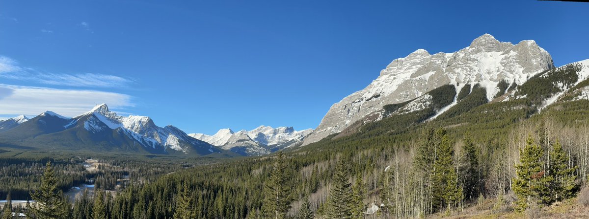 JoeisCranky's tweet photo. Not a bad view to start your day.  My office this week. Kananaskis. #Landscape #nature #alberta #shareyourweather #mountains https://t.co/JSHLIdpeuU