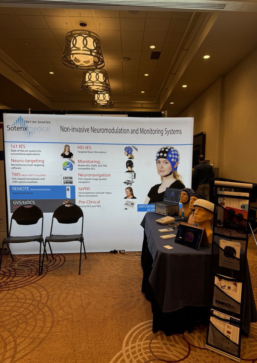 We are up and running at the Cognitive Neuroscience Society Annual Meeting in Toronto! Booth 104 is where all the action is. Learn about our range of products from #neuromodulation (#tDCS, #tES, HD-tES, TMS ,Neurotargeting, Neuromonitoring (EEG,fNIRS), & more…#CNS2024 @CNSmtg