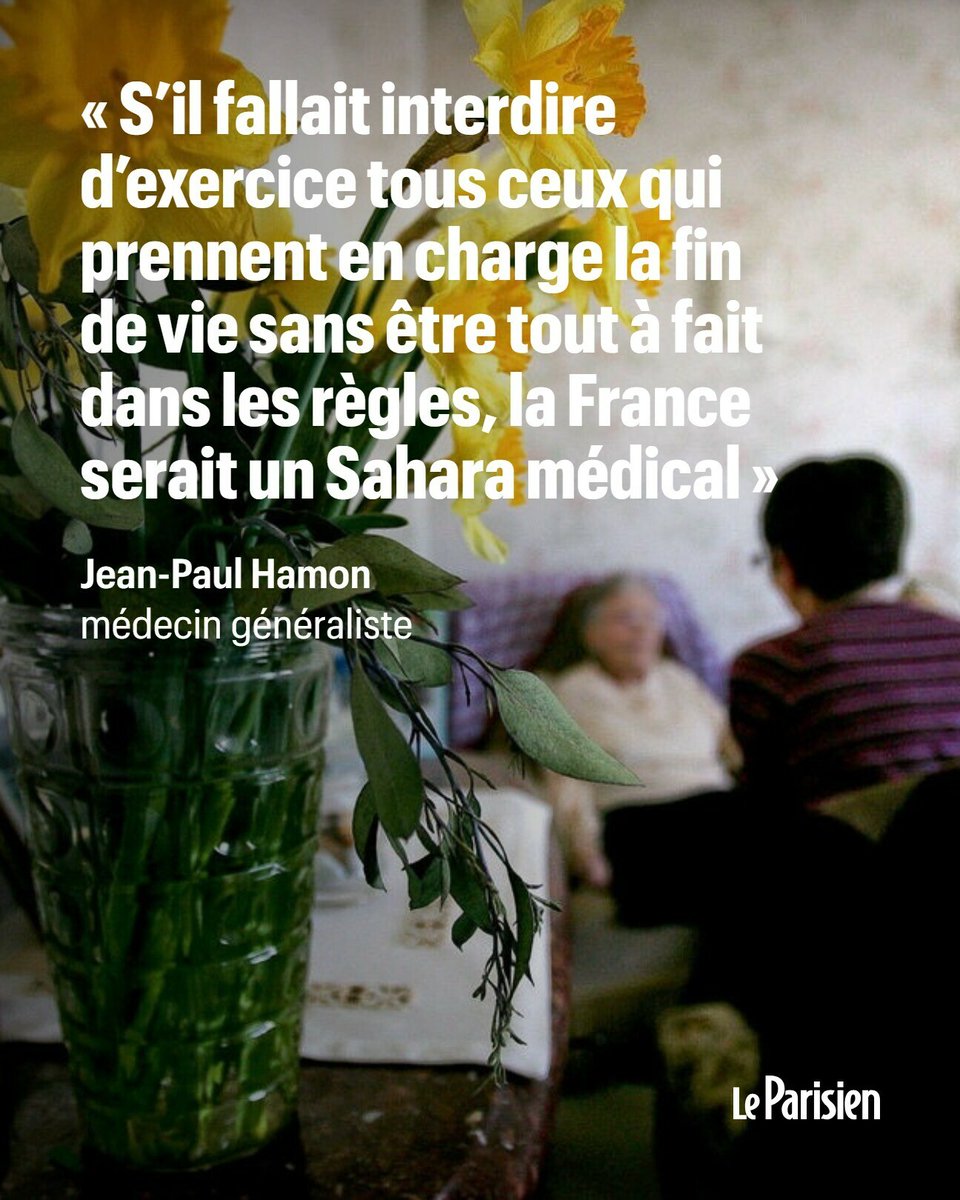 Faut-il légaliser l'euthanasie ? Le débat agite la société française Pendant ce temps, dans l'ombre, des médecins continuent d'aider des patients à abréger leur agonie. Au péril de leur carrière et de leur liberté ➡️ l.leparisien.fr/fLbO