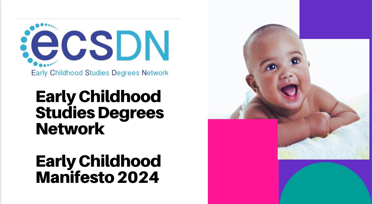 The ECSDN will be publishing their Early Childhood Manifesto 2024. Watch this space for a launch date virtually in June and launch event in September. We are pleased to showcase the need for Early Childhood to be at the top of policies for the future. #ECSDNManifesto