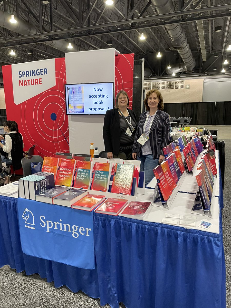 SpringerEdu's tweet photo. Morning! Last chance to come by the Springer booth! First come first serve can take reading material for the ride home 😊 #AERA24 https://t.co/EBre1hHDpA