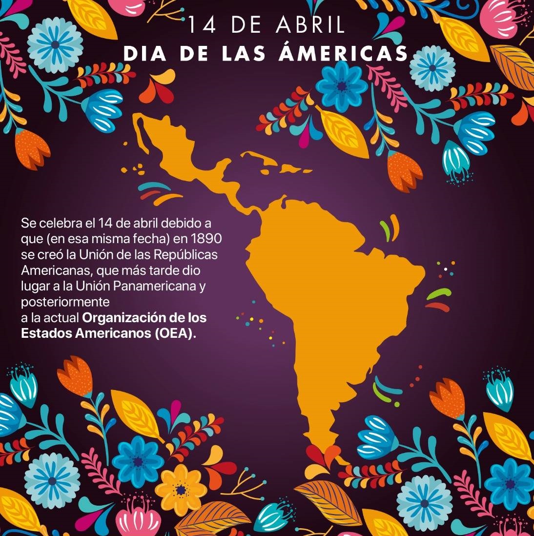 #DiaDeLasAmericas  
#14deAbril