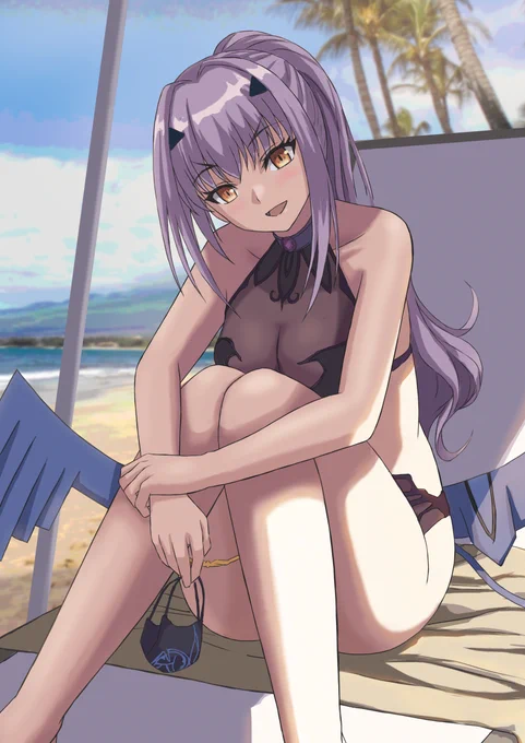 #気温が高いので気が早いが水着絵が見たい 
