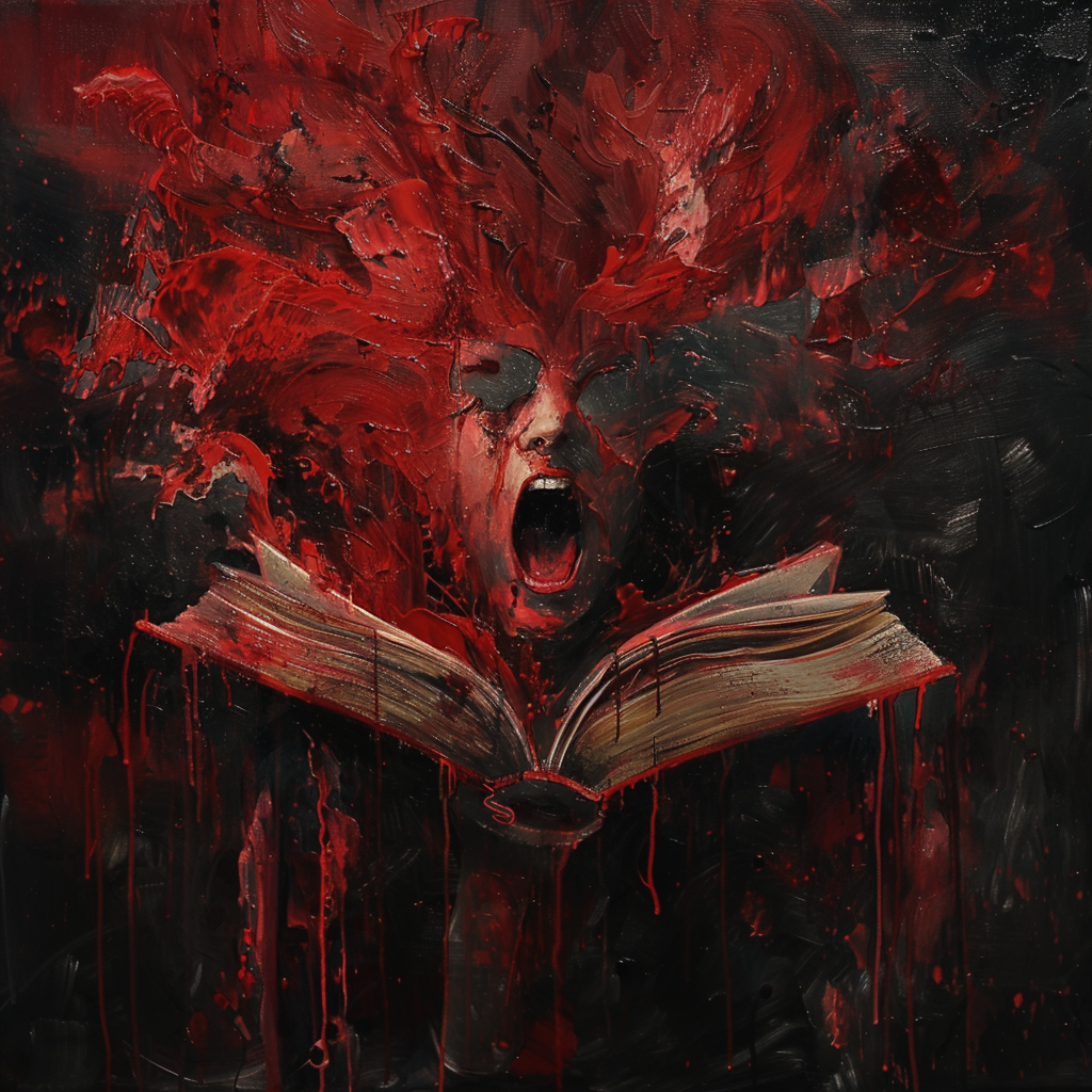 wanitine's tweet photo. Book of Blood, 1984
On @ourZORA :

#horror #mind #darkart #zora #art #novels https://t.co/N8P7WzOT1R