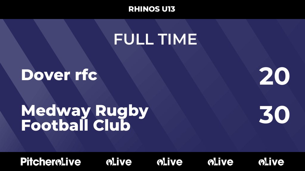 FULL TIME: Dover rfc 20 - 30 Medway Rugby Football Club #DOVMED #Pitchero mrfc.net/teams/260422/m…