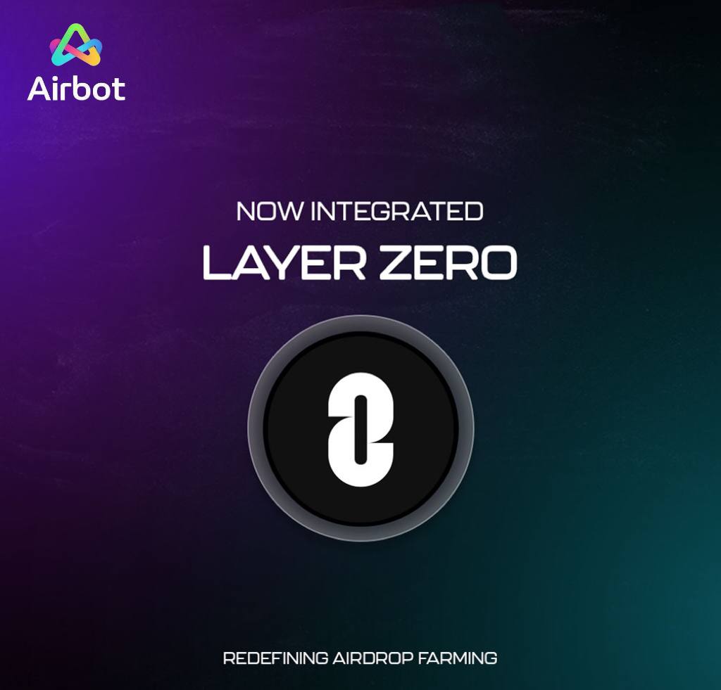 airb_ot's tweet photo. 1.We're thrilled to unveil the new LayerZero Airdrop Farming module on our platform. With AirBot, you can seamlessly bridge, claim, stake, and monitor your LayerZero tasks.🦾🦾🦾🚀

#AIRBOT  #Web3  #CommunityUpgrade https://t.co/YoV4UBFvyt