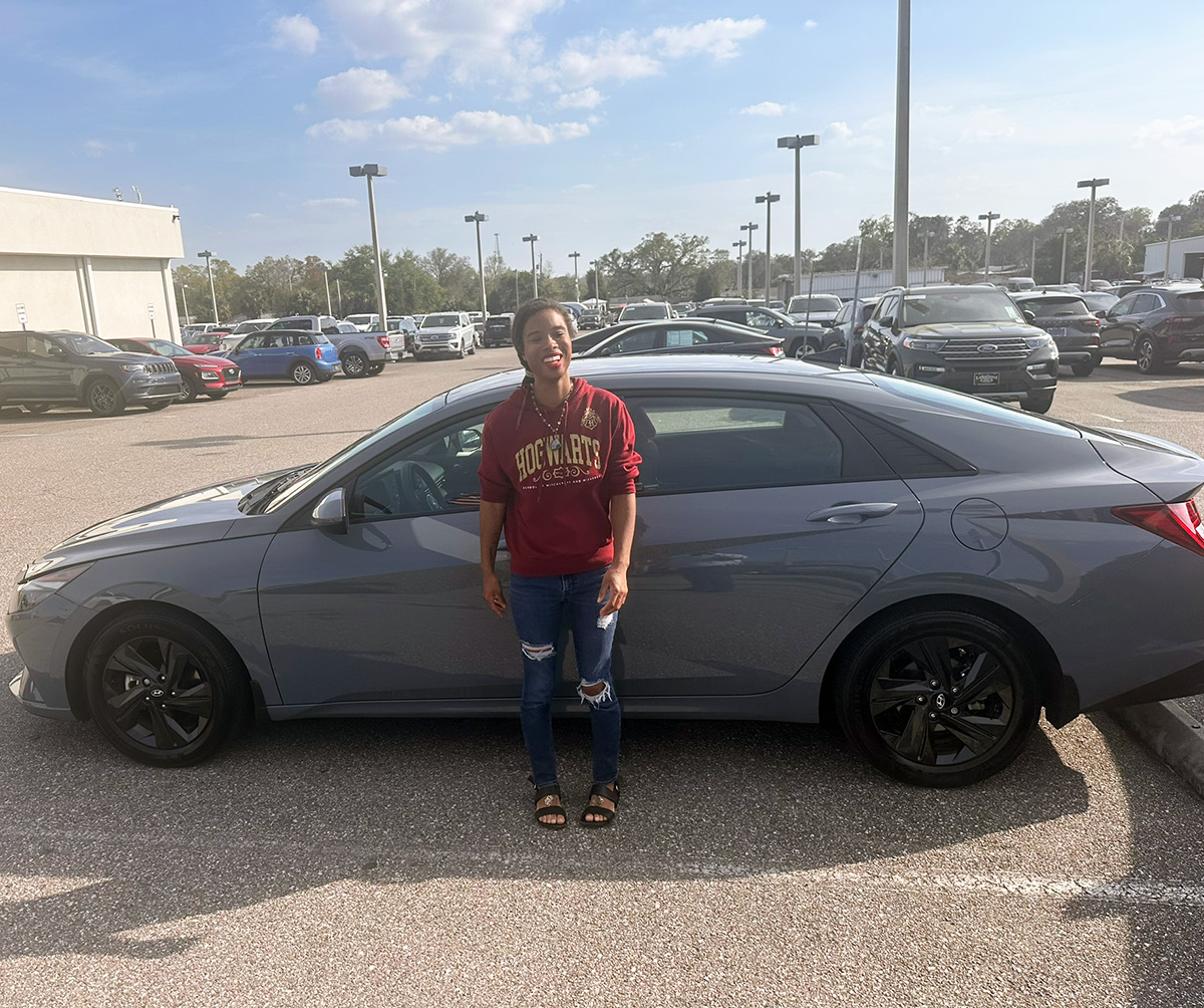 We know sometimes you're just searching the internet and... there it is... just what you've been looking for with a #GreatDeal almost too good to be true... It's not at #LakelandAutomall - that's when Maya Reid picked up her #HyundaiElantra! We're here for you Maya - #Enjoy!