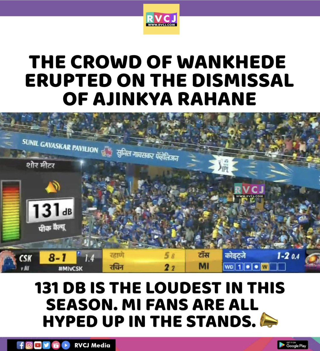 The crowd
#wankhedestadium #csk #chennaisuperkings
#mi #mumbaiindians