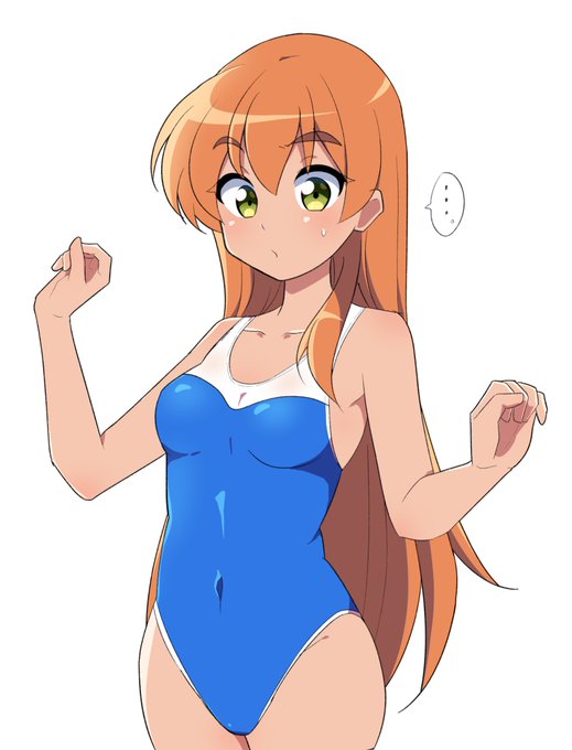 競泳水着のほむら 